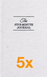 5 x The Five Minute Journal (Paketerbjudanden)